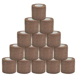 Brown sports Elastic Tattoo Grip Bandage Wraps Tapes Nonwoven Waterproof Self Adhesive Finger Protection Tattoo Accessories