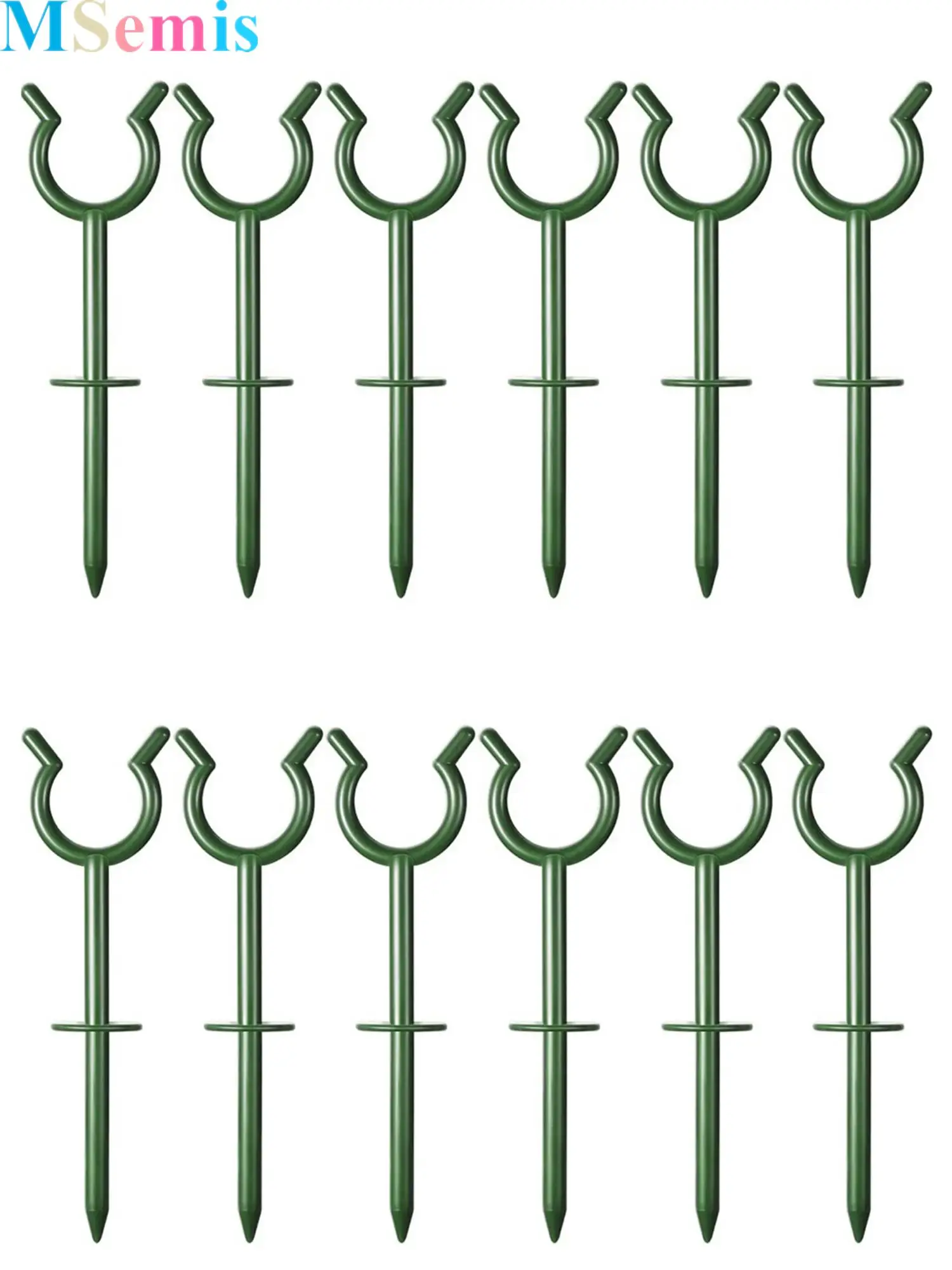 

6/10/12Pcs U-shaped Garden Hose Guide Plastic Soaker Hose/Flexible Hose Stakes for Plant And Yard Protection Outdoor Landscaping