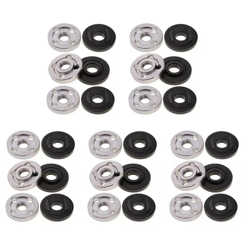 

Горячая новинка: 30 шт. фланцевых стопорных гаек для угловой шлифмашины 9523 (комплект внутренних и внешних гаек), 2 варианта: без зубцов, с зубцами