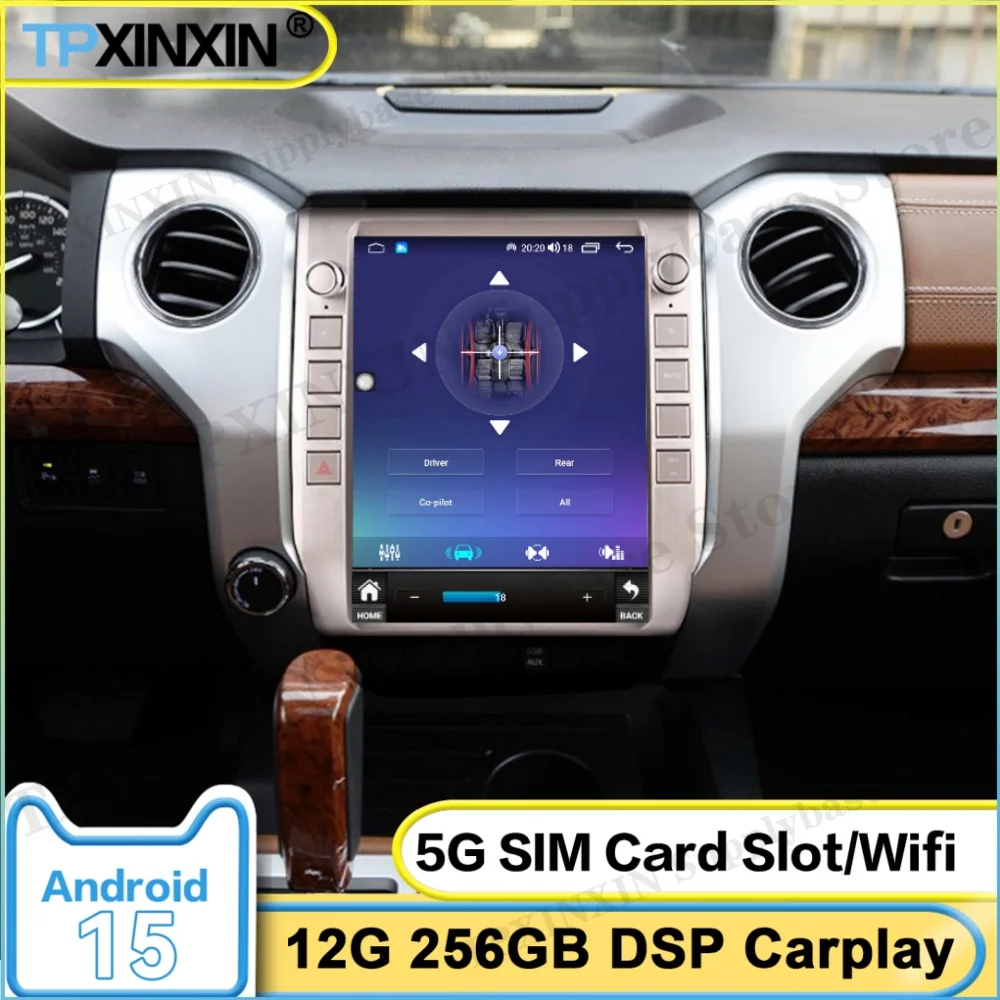 

Android 15 HD Screen For Toyota Tundra 2013~202 GPS Navigation Car Radio Automotive Multimedia Stereo Receiver Carplay Head Unit