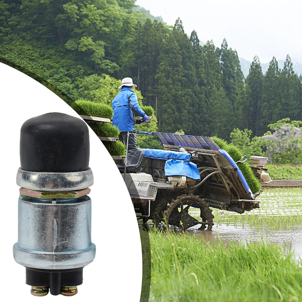 

Starter Switch 50A Momentary Push On Heavy Duty Ignition Switch with Waterproof Rubber Button and Screw Terminals