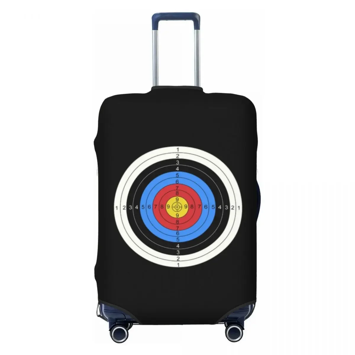 Custom Archery And Gun Range Target Practice Graphic Travel Luggage Cover  Suitcase Cover Protector Fit 18-32 Inch