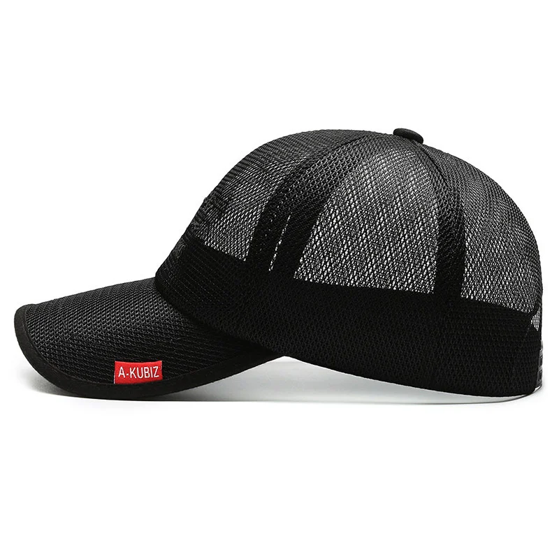 Breathable Full Mesh Baseball Cap Lightweight Cooling Sports Hat Embroidered visor Hat Mesh Baseball Cap