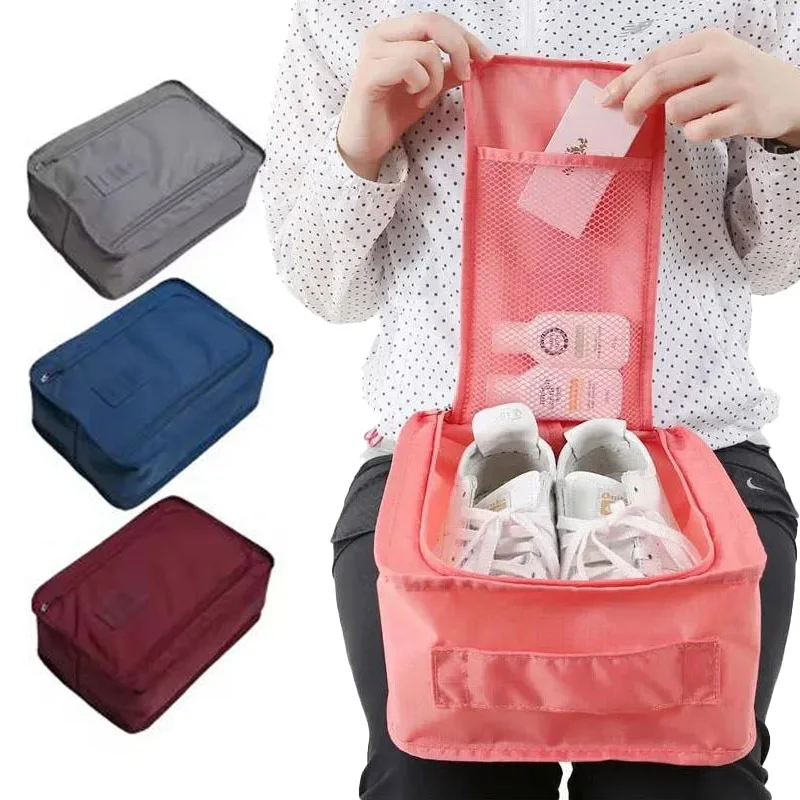 Multifunctional Portable Folding Waterproof Travel Shoes Storage Bag Pouch Organizer for Easy Carry And Storage