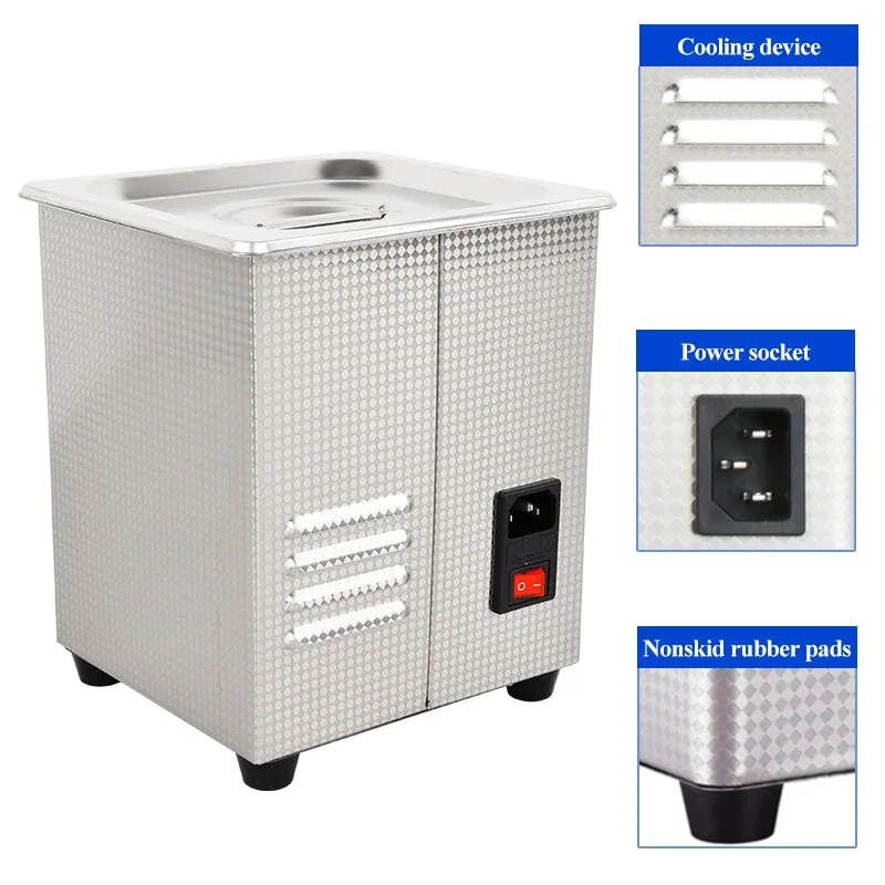 2L 3.2L 4.5L 6.5L Portable Washing Machine 40KHZ Frequency Wave Sound Bath Digital Cleaner for Home Appliance Medical Watch Toys