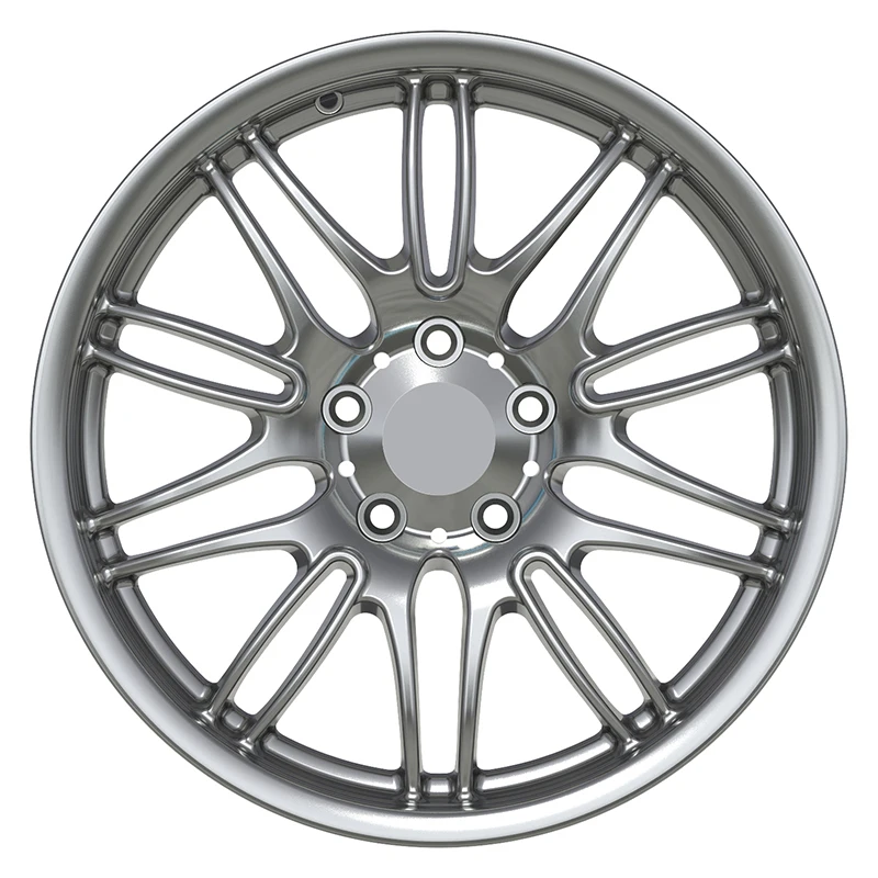 

Custom High Gloss Black 18-26 Inch Racing Car Wheels Deep Dish Forged 5*130 Rims With Polished Lip