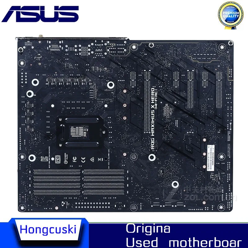 ASUS ROG MAXIMUS X HERO (WI-FI AC) اللوحة الأم الأصلية M.2 NVME 8th 9th المقبس LGA1151 DDR4 Z370 اللوحة الأم لسطح المكتب