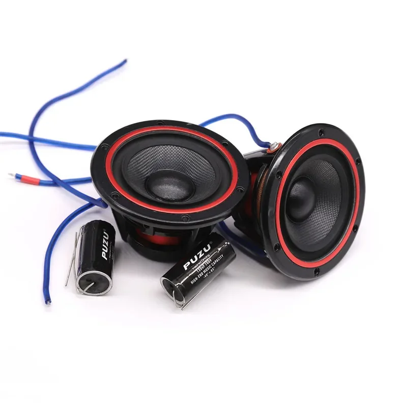 

2pcs Car Tweeter Speakers 4 Ohm 2.5 Inch 80W Automotive Speaker Universal Metal Kevlar Cone Audio Midrange For Cars PZ-M20