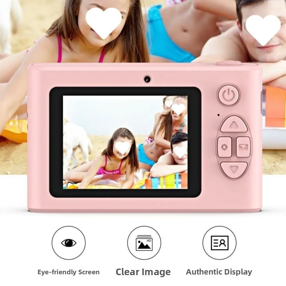 

Portable 44MP 4K Digital Camera 4400W Pixel Double Lens Selfie Camera 8x Zoom Instant Photo Entry-level Camera Student Gifts