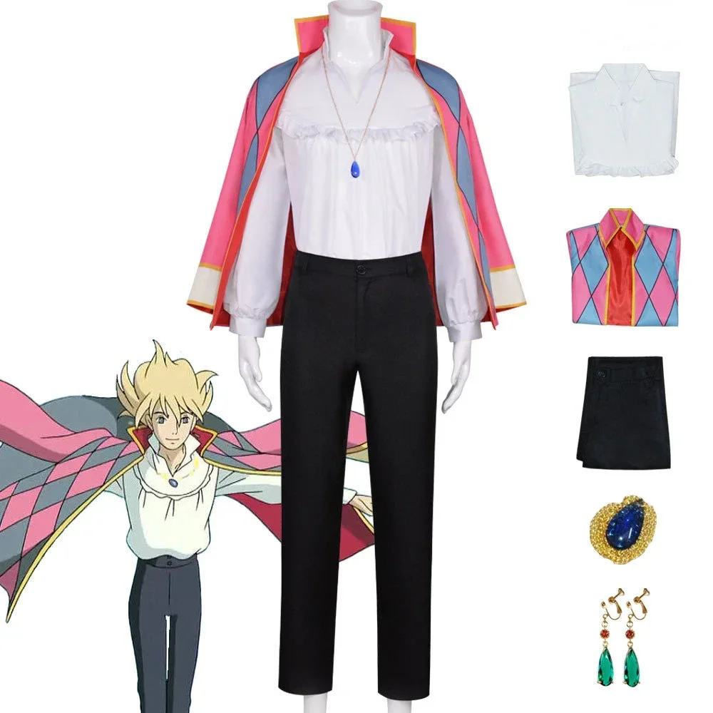 

Full Set Sophie Cos Halloween Performance Costume Howl's Moving Castle Cos Costume Howl Cos Costume Касплей Аниме