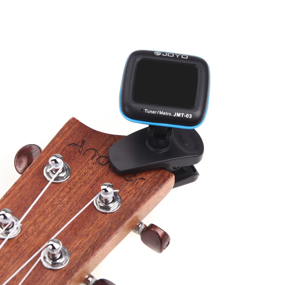 JMT-03 Portable Guitar Tuner Metronome Digital Tuner Clip Mic for Chromatic Guitar Bass Ukulele Violin