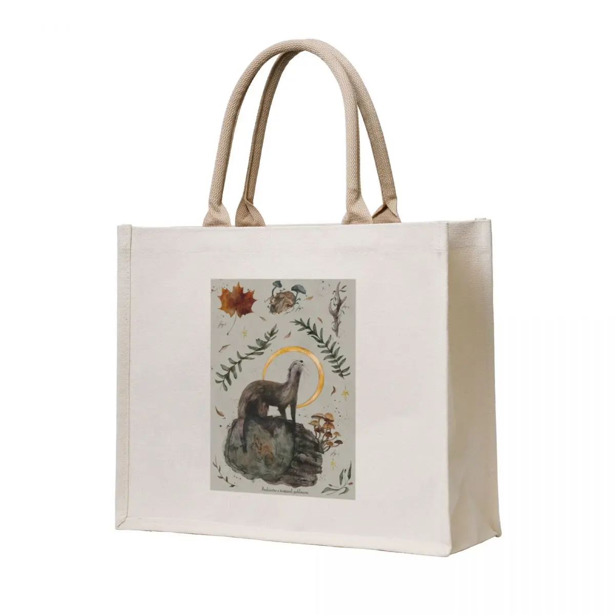 

Otter and her treasures Tote Bag reusable grocery bags the tote bag tote bag women