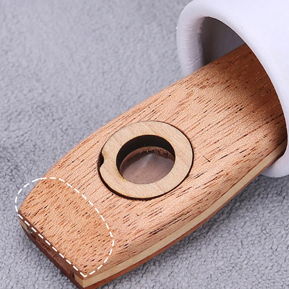 

Solid Wood Kazoo Premium Wood Made Simple Structure Replaceable Membrane Strong Resonance Suitable All Ages Kazoo