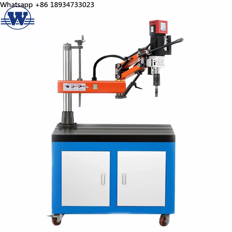 Multi Function Semi Automatic Electric Metal Holes Press Threading Machine Small Steel Sheet Drilling Tapping Machine