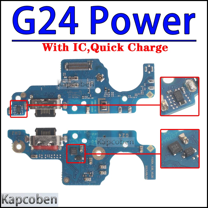 Usb Dock Charger Connector Ports for Motorola Moto G13 G23 G53 G73 G04 G14 G24 G34 G54 G64 G84 Power Charging Board Module Flex