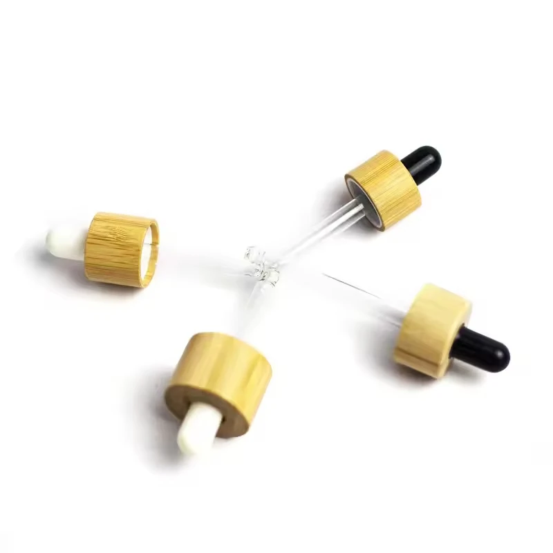 

Bamboo Lid Cap Makeup Accessorie for Perfume Spray Travel Container Essential Oil Dropper Bottles Shampoo Lotion Dispenser