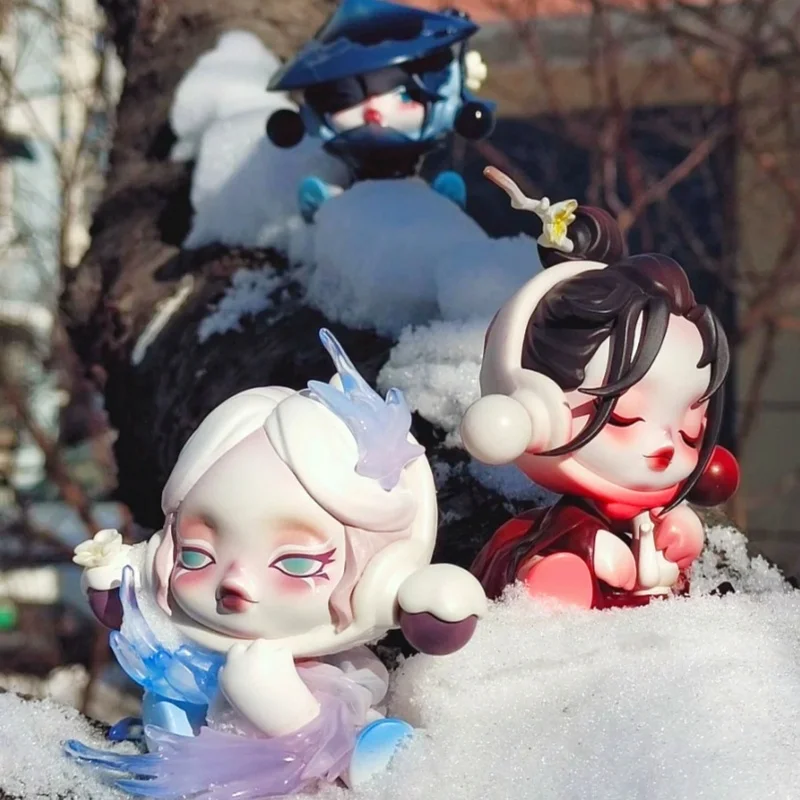 Genuine Skullpanda Court Front Ink Plum Series Sp11 Generation Blind Box Surprise Mystery Good Birthday Gift Stoy  Customization