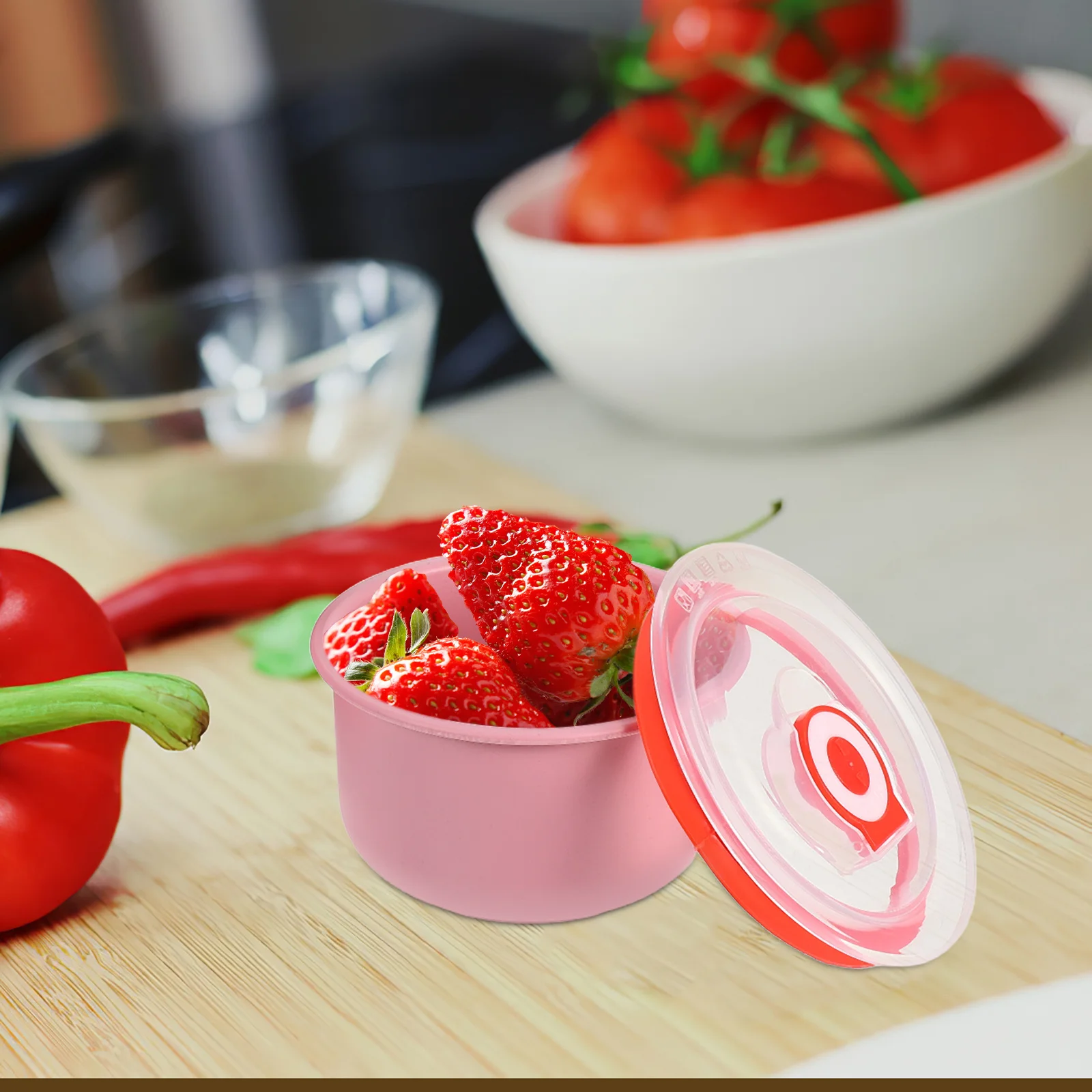 

3pcs Airtight Food Storage Containers Set For Kitchen Organization Meal Prep Refrigerator Freezer Microwave Safe Dishwasher