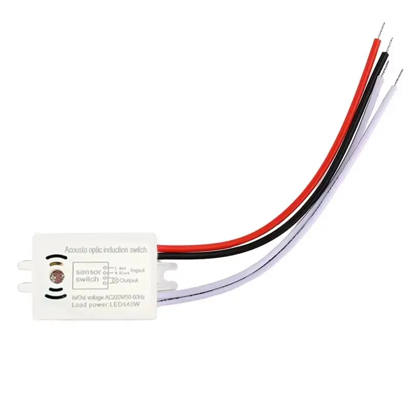 AT82-Voice Control Switch Sound Voice Sensor Switch Smart Switches Module Detector Auto On/Off Functionality