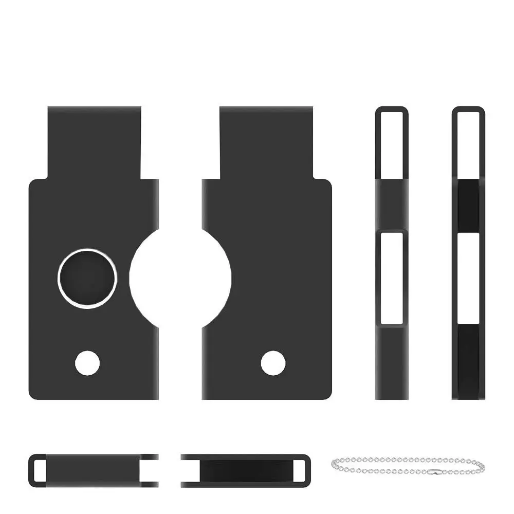 New Metal Metal Protective Case Access Openings Solid Security Key Case Hard Shell Compact NFC Key Case for YubiKey 5C NFC