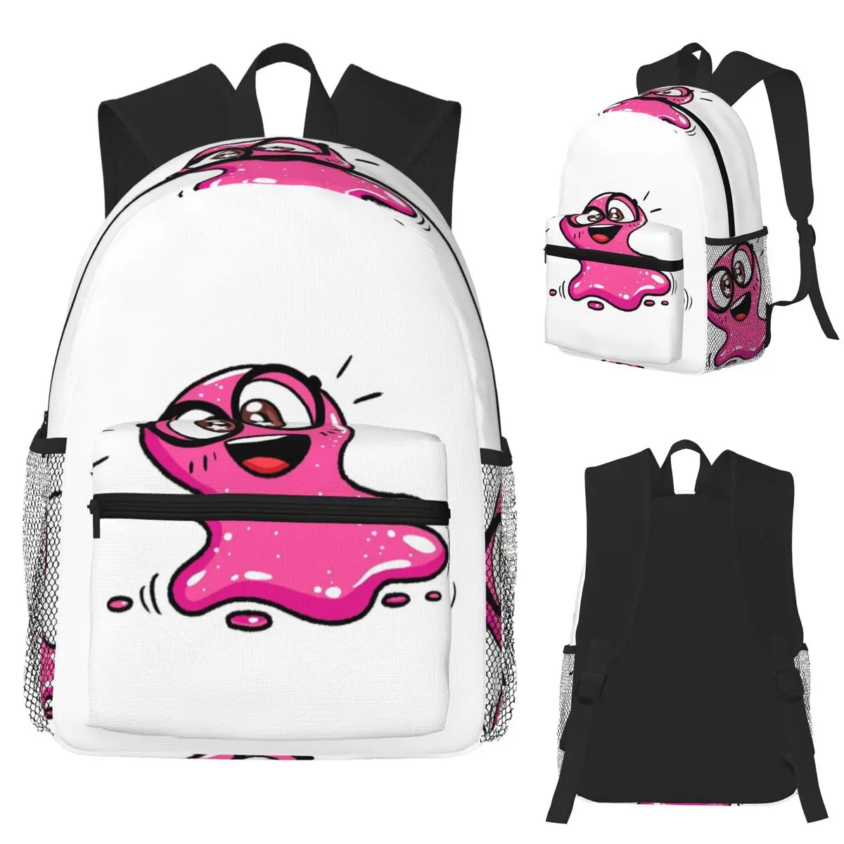 Super Slick Slime Sam Student Backpack School Bag Hiking Travel Daypack for Boys Girls Bookbag Shoulder Bags