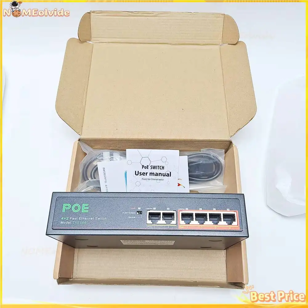 switch-ethernet-gigabit-txe-04-poe-100-mbps-16-ports-100-mbps-poe-2-ports-100m-uplink-alimentation-52v-pour-camera-ip-et-routeur