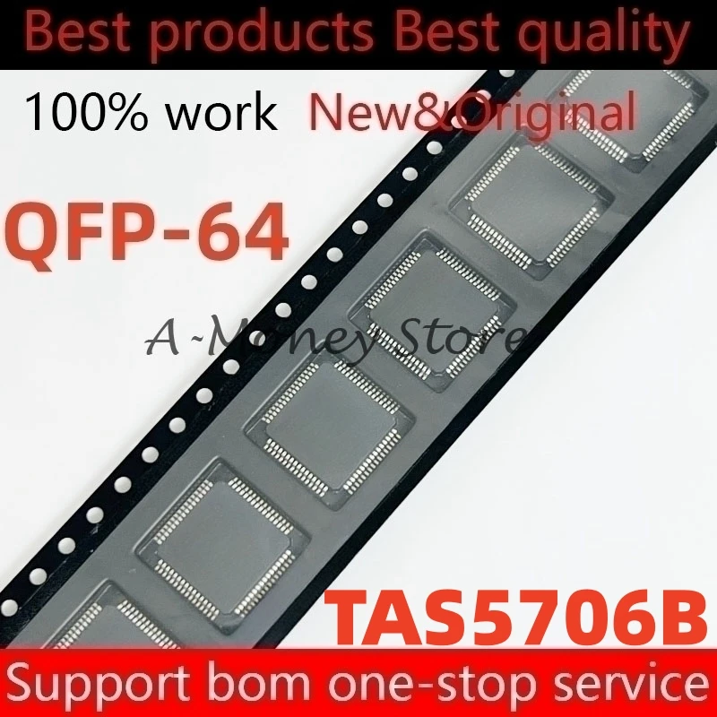 

(2pcs)TAS5706 TAS5706B TAS5706BPAPR QFP-64