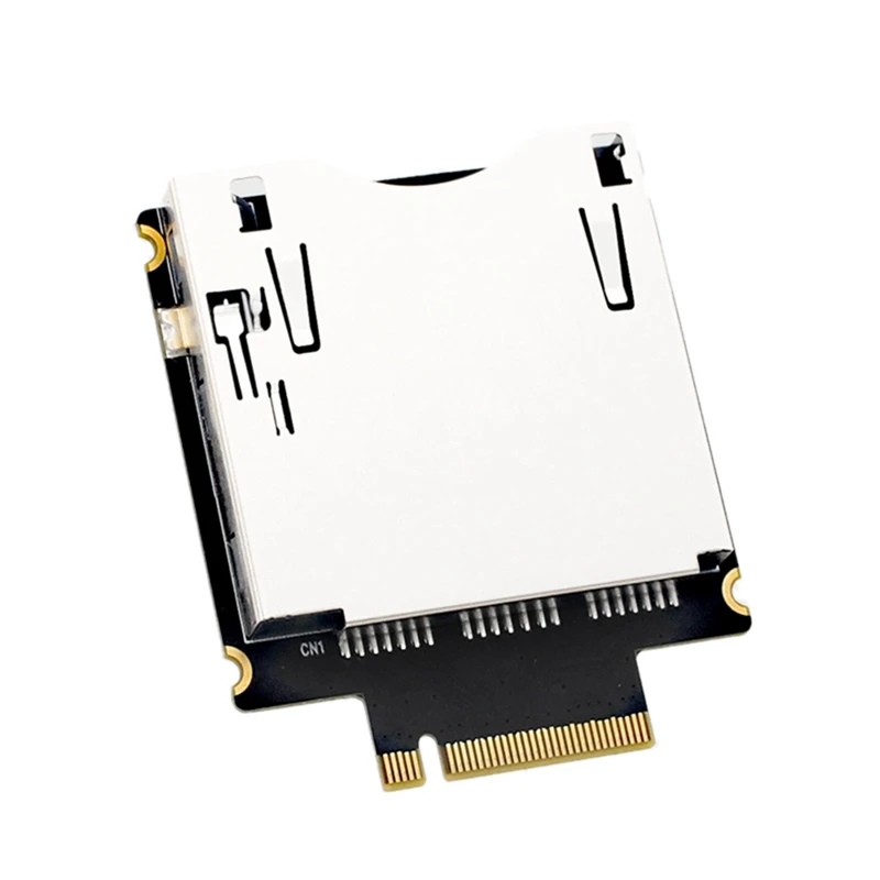 Cfexpress Type B To NGFF M2 Mkey Nvme Extension Adapter Card Black & Silver PCB+Metal Support Pcie 3.0 4.0 X2