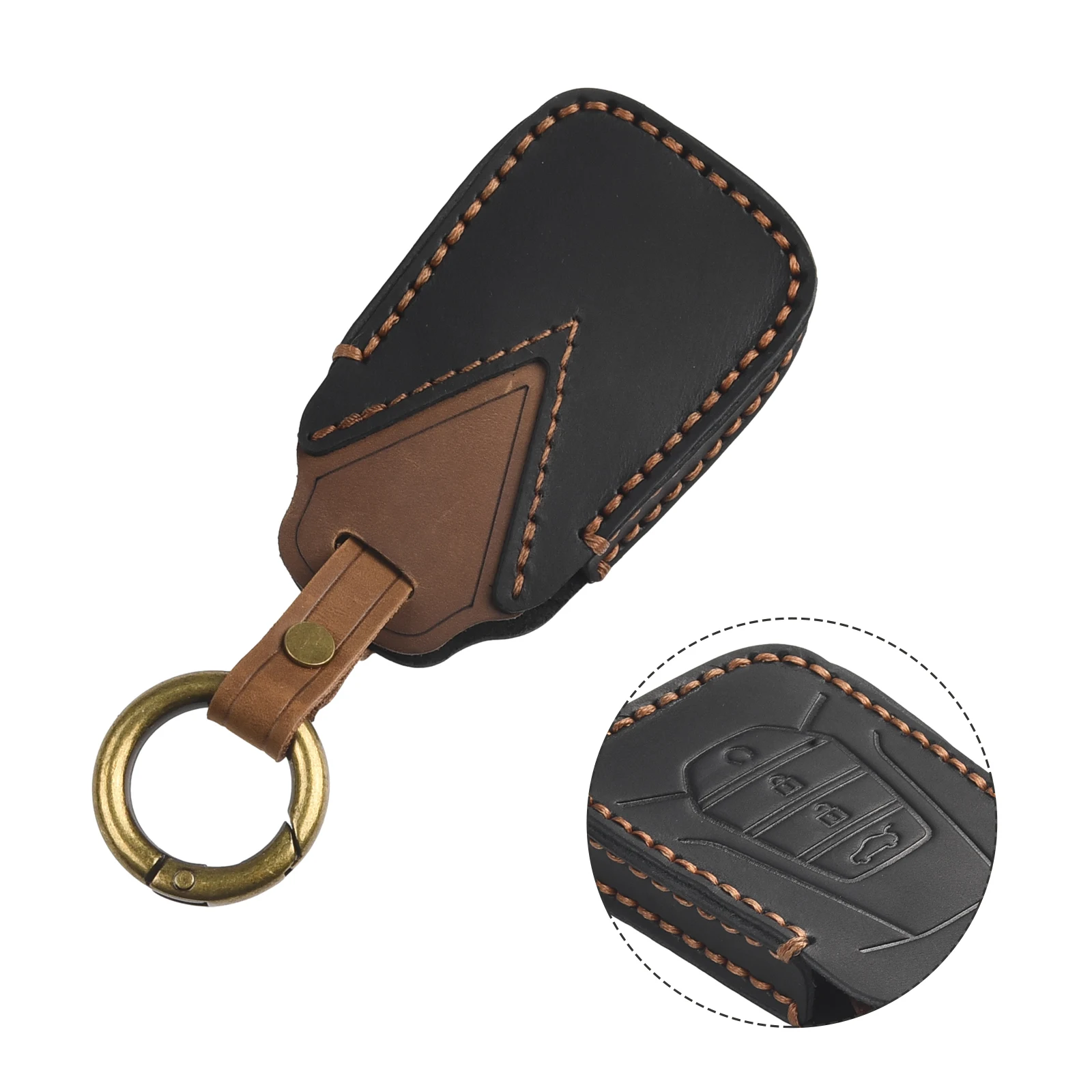 

Кожаный защитный чехол для автомобильного ключа ISUZU MU X для MUX DMAX, 4-кнопочный пульт дистанционного управления, предназначенный для впитывания ударов и предотвращения повреждений