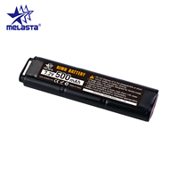Melasta 6S 2/3N 7.2V 500mAh Ni-MH Airsoft Battery for CM030 CM121 CM122 GF13 Marui 18C, P8, M93R AEP AEG M81 M84 CYMA Guns Toy
