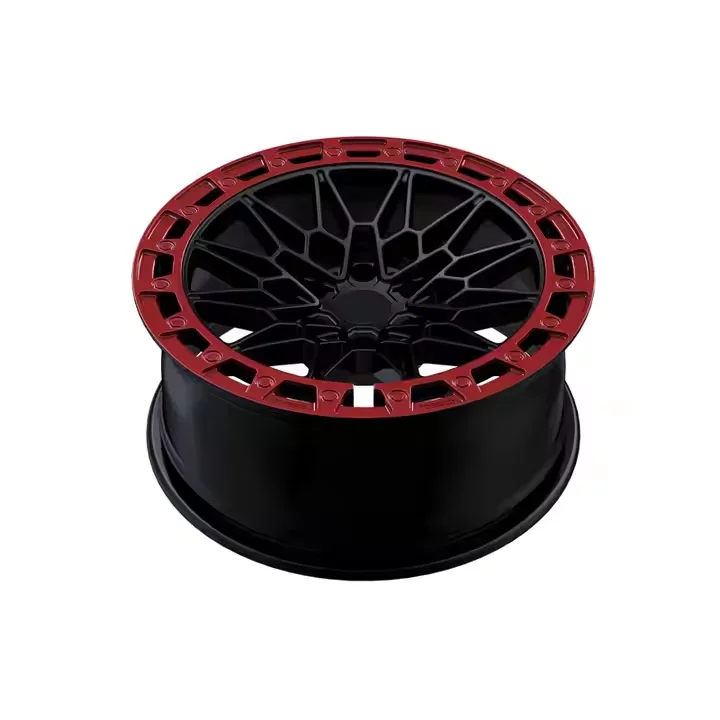 -For Red Beadlock 6061-T6 Aluminum Alloy Car Wheels 18 19 20 21 22-inch Wheels Wholesale Forged Wheel Rims for Off Road&