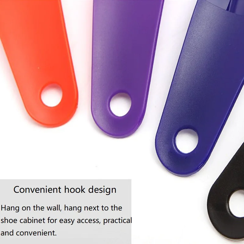 Мини-рожок для обуви, рожок для обуви, портативный пластиковый инструмент для ношения обуви, без шнуровки, помогает разместить обувь XIEB02