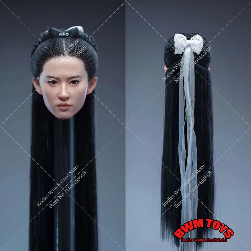 Z6TOYS Z006 1/6  Scale Chinese Ancient Crystal Liu Yifei Head Sculpt Carving Model Fit 12'' Female Soldier Action Figure Body