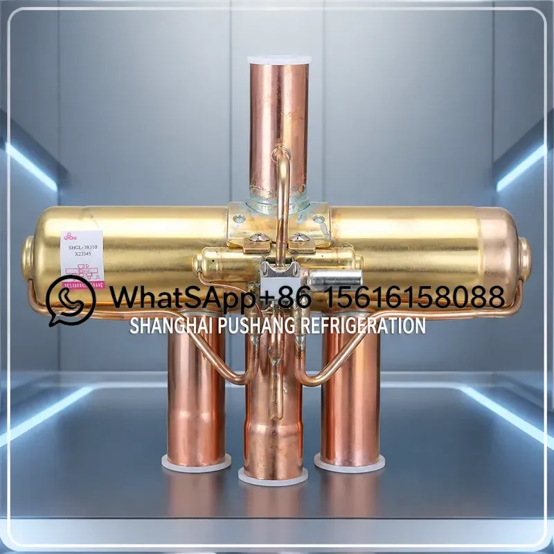 New Sanhua 4 Way Reversing Valve for Air Conditioner 40P 60HP SHF L 175 1217 SHF 210 1321 HVAC Heat Pump Replacement Part