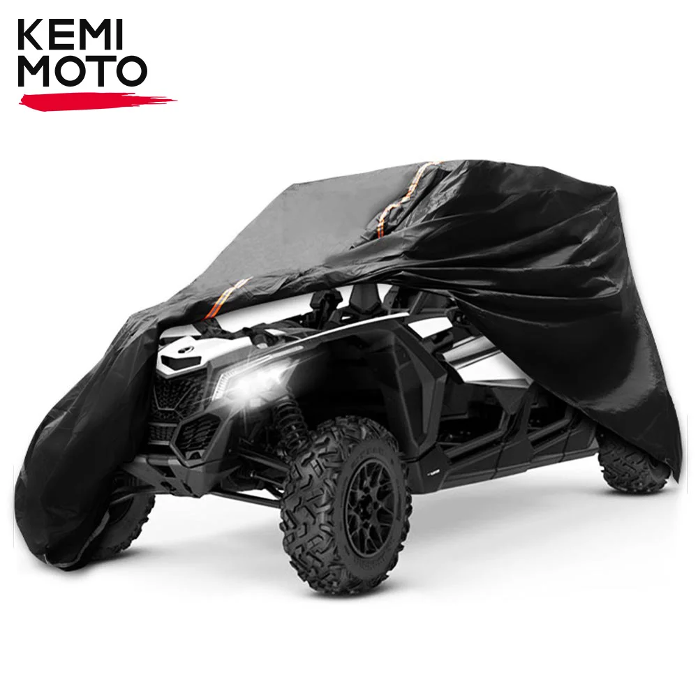 UTV For Can-Am Maverick X3 Max Compatible with Polaris RZR General Ranger for Kawasaki 450x185x160cm Vehicle Storage Cover