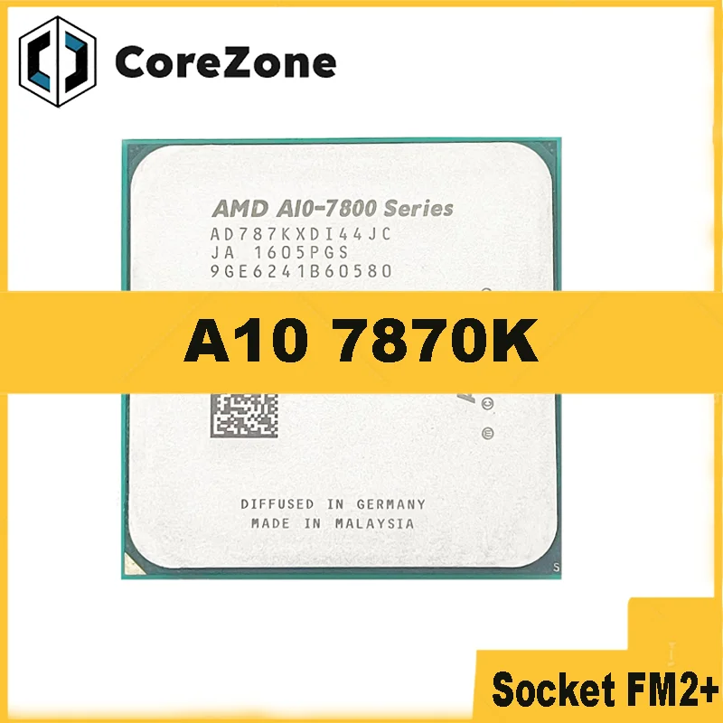 

A10-Series A10 7870K A10-7870K Четырехъядерный процессор 3,9 ГГц AD787KXDI44JC Socket FM2+