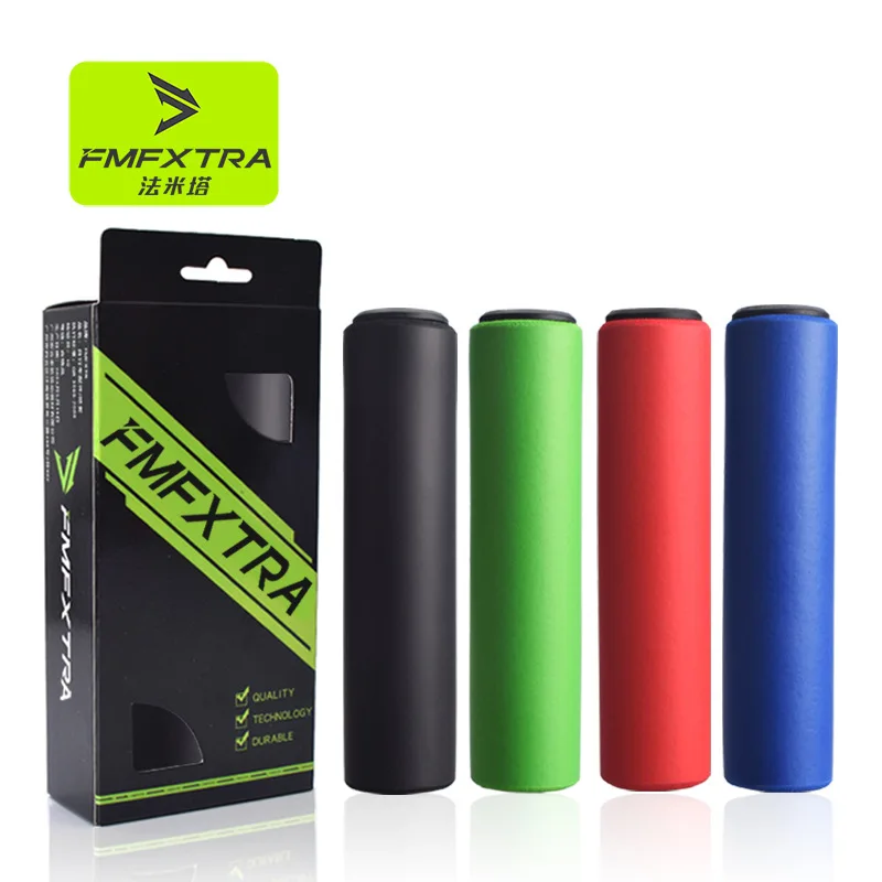 

Mountain bike silicone rubber gecko sponge handlebar covers anti-slip shock-absorbing handlebars, folding bike grip covers