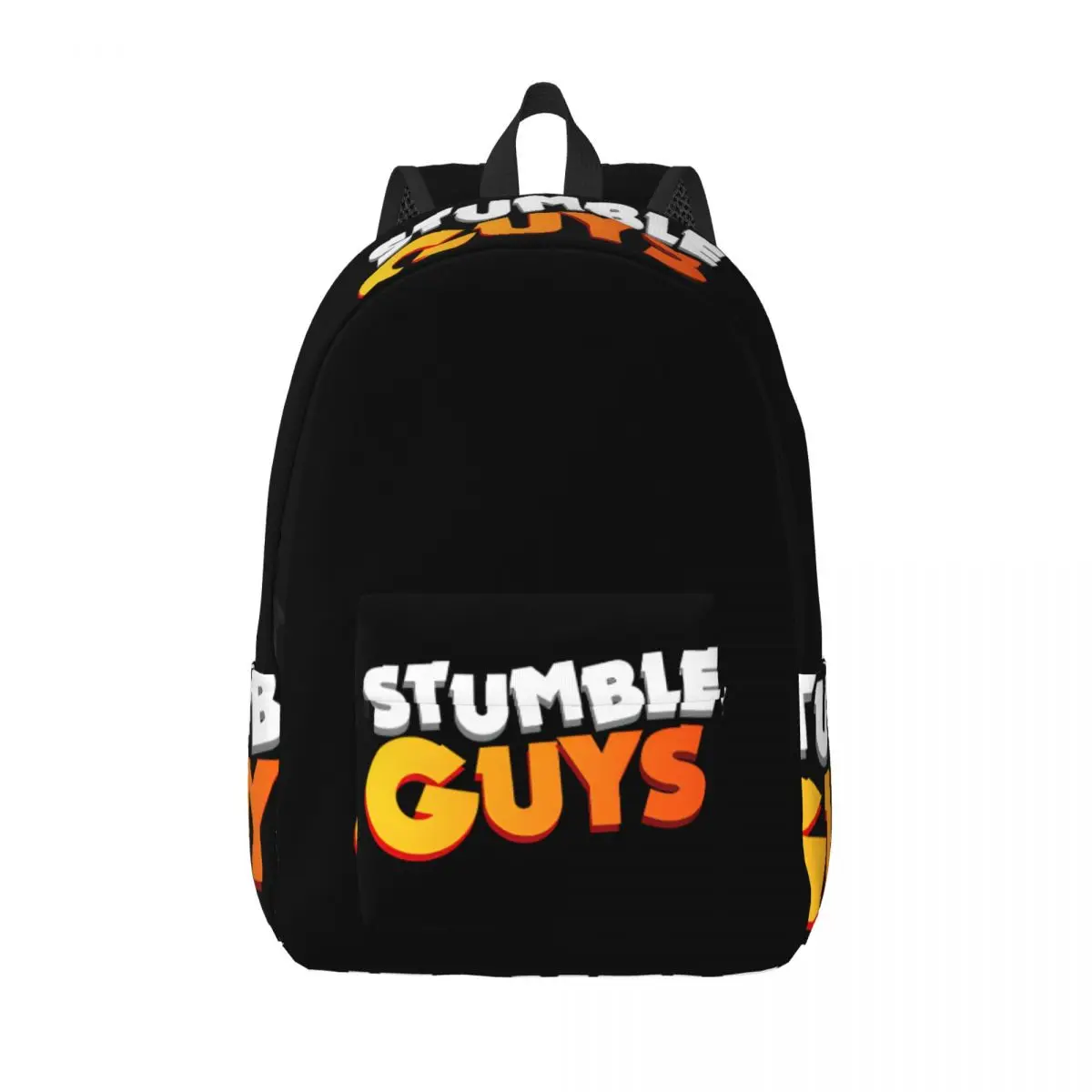 Stumbleguys Logotipo de juego divertido para hombres y mujeres, mochila escolar para estudiantes, mochila de lona, regalo para Universidad secundaria primaria