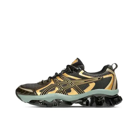 ASICS GEL Quantum Kinetic Running Shoes Men's Low Top Black/Gold 1203A270-253