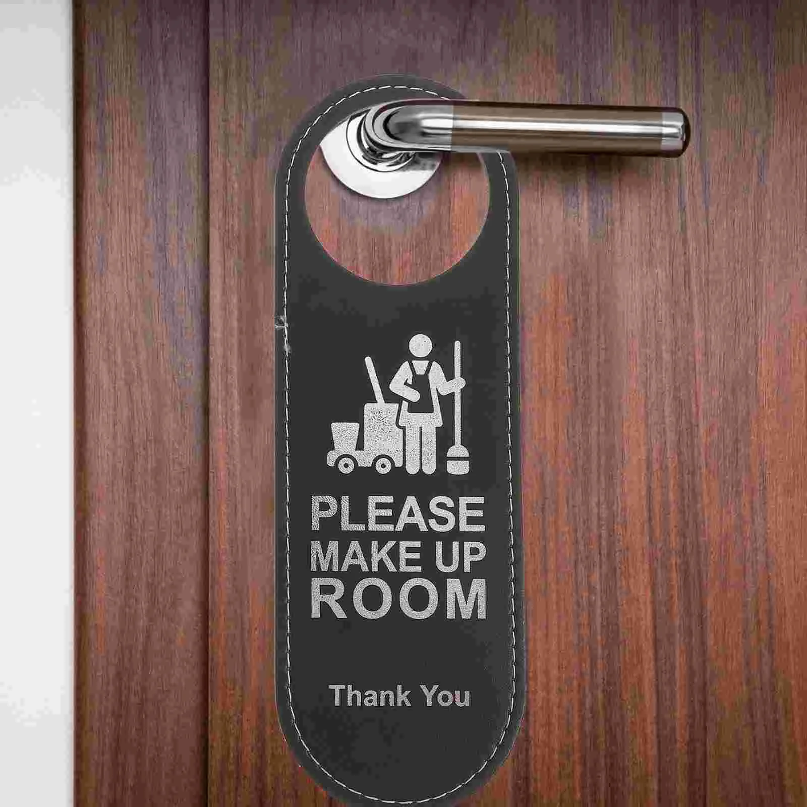 3 Pcs Hotel Door Knob Sign Clean Double-sided Listing Label Handle Hanger Office over Coat