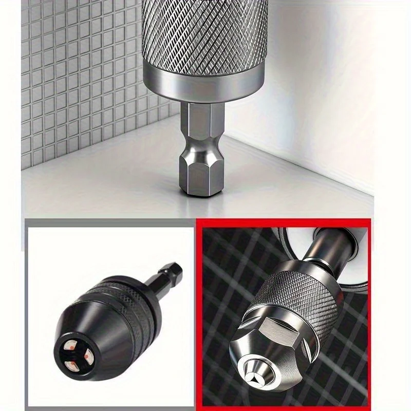 Zeskantschacht boorkop boorkop wisseladapter elektrische schroevendraaier conversie elektrische molen voor houtbewerking metaalbewerking