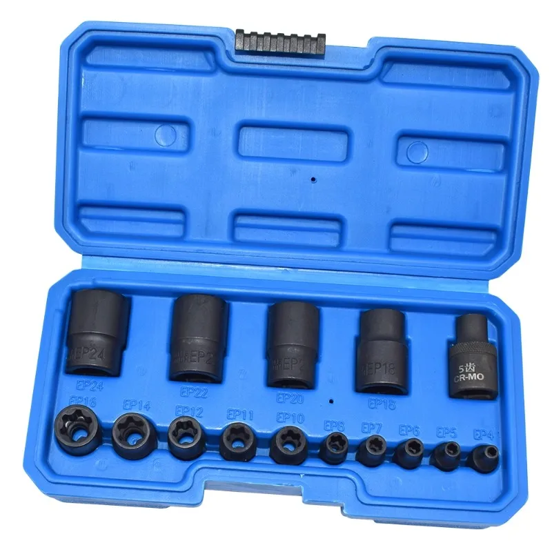 For Tesla Battery Cover Bag Screw Removal Tool EP Five Flowers and Six Flowers Wrench Special Pentagonal Tooth E-shaped Sleeve