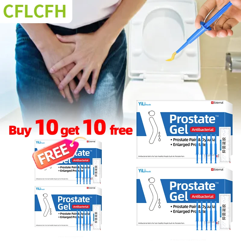 4Boxes Prostate Treatment Gel Male Urinary Care Prostatitis Therapy Health Medicine For Urethritis Frequent Urination Urgency