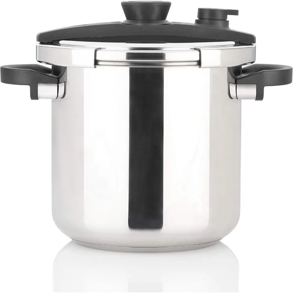 

Pressure cooker, stove style 12 quart canned, stainless steel, multiple grades, easy to lock, induction type, pressure cooker