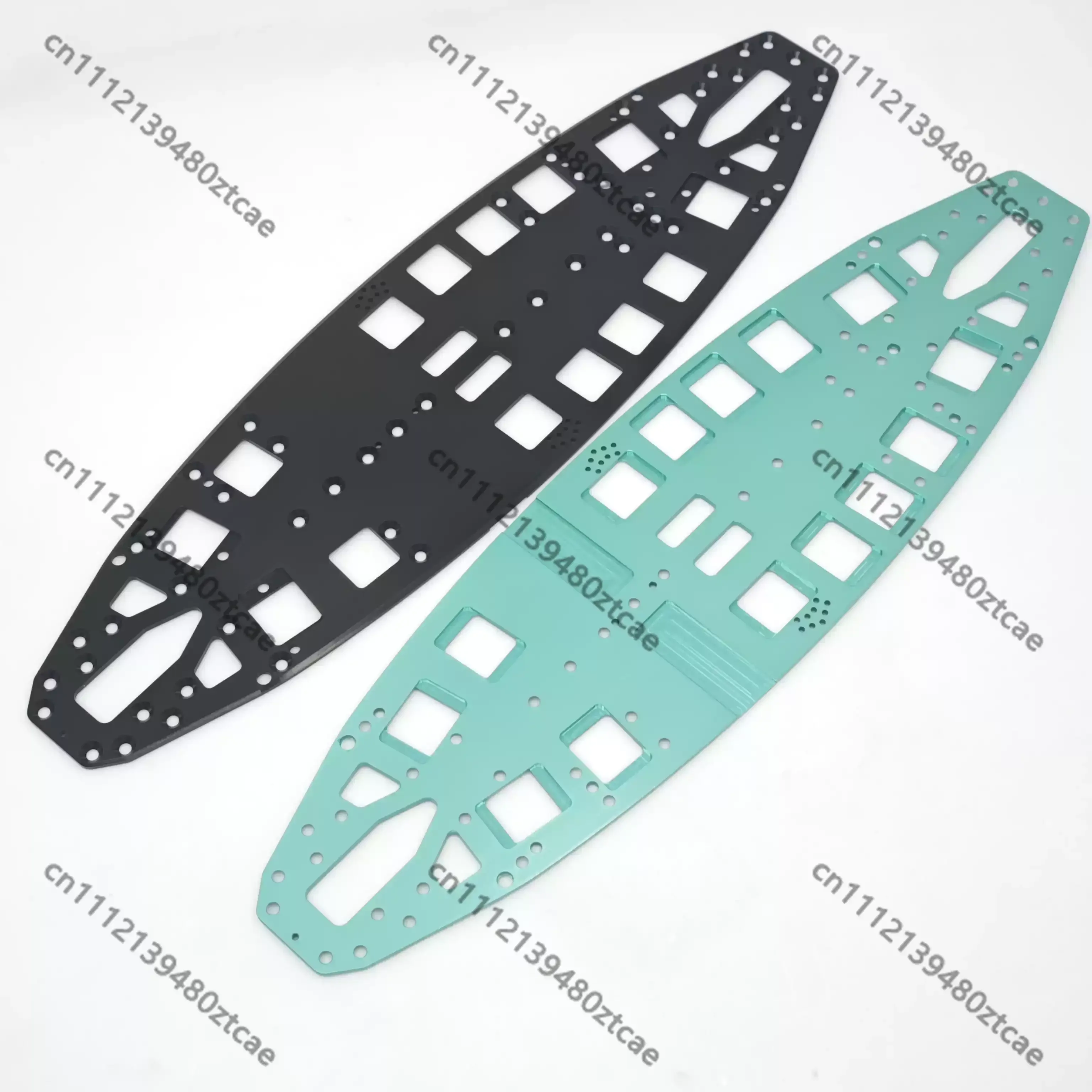 RC Racing Model Car Aluminum Alloy Chassis Base Plate Upgrade Replacement Spare Parts For Remote Control Model Car