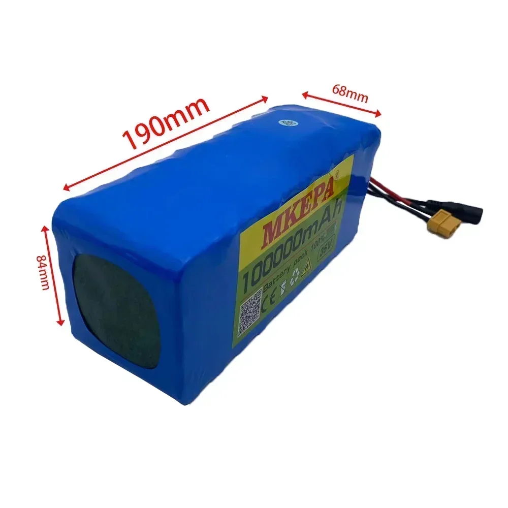 10S4P Electric Scooter 100000mAh 36v Lithium Battery 18650 battery pack 36V 100Ah Electric Scooter Electric Scooter Battery 36v