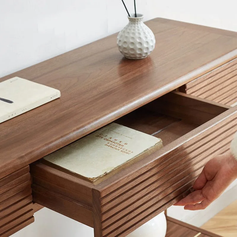 الجوز الأسود الخشب وحدة التحكم الجداول الشمال صغيرة الحجم شقة مدخل وحدة التحكم الجداول أثاث غرفة المعيشة الحديثة ميسا JTC