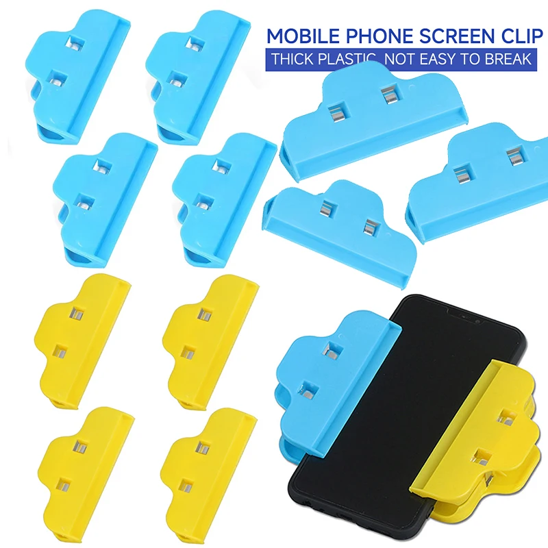 Universal Bildschirm Befestigungs Klemme Kunststoff Befestigungs Klemmen Clip Werkzeug Spann Vorrichtung für Handy Tablet Reparatur Befestigungs Clips
