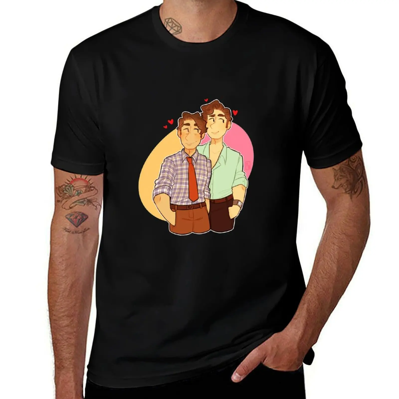 falsettos (marvin and whizzer) T-Shirt summer top graphic t shirts summer clothes fruit of the loom mens t shirts