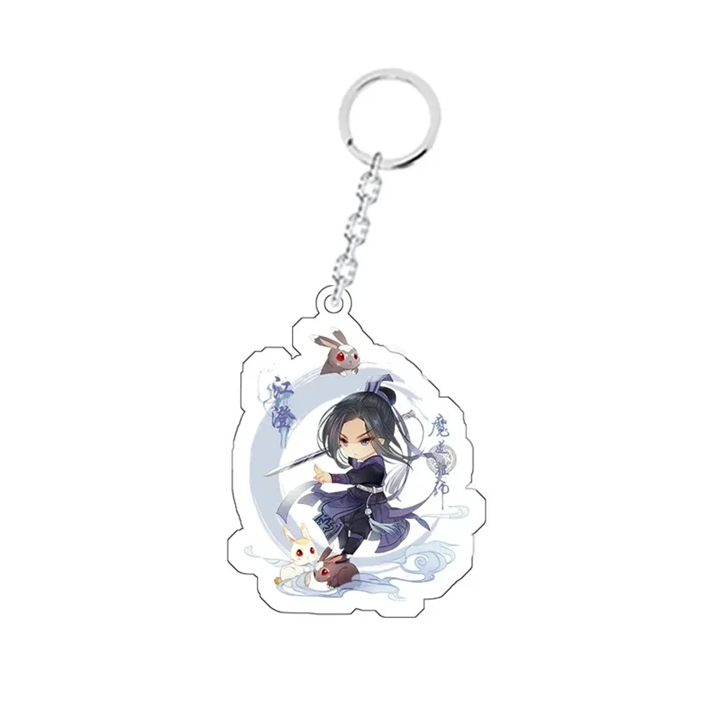 6cm Anime Mo Dao Zu Shi Acrylic Stand Figure Demonic Wei Wuxian Keychain Desktop Standing Plate Decoration Model Gift